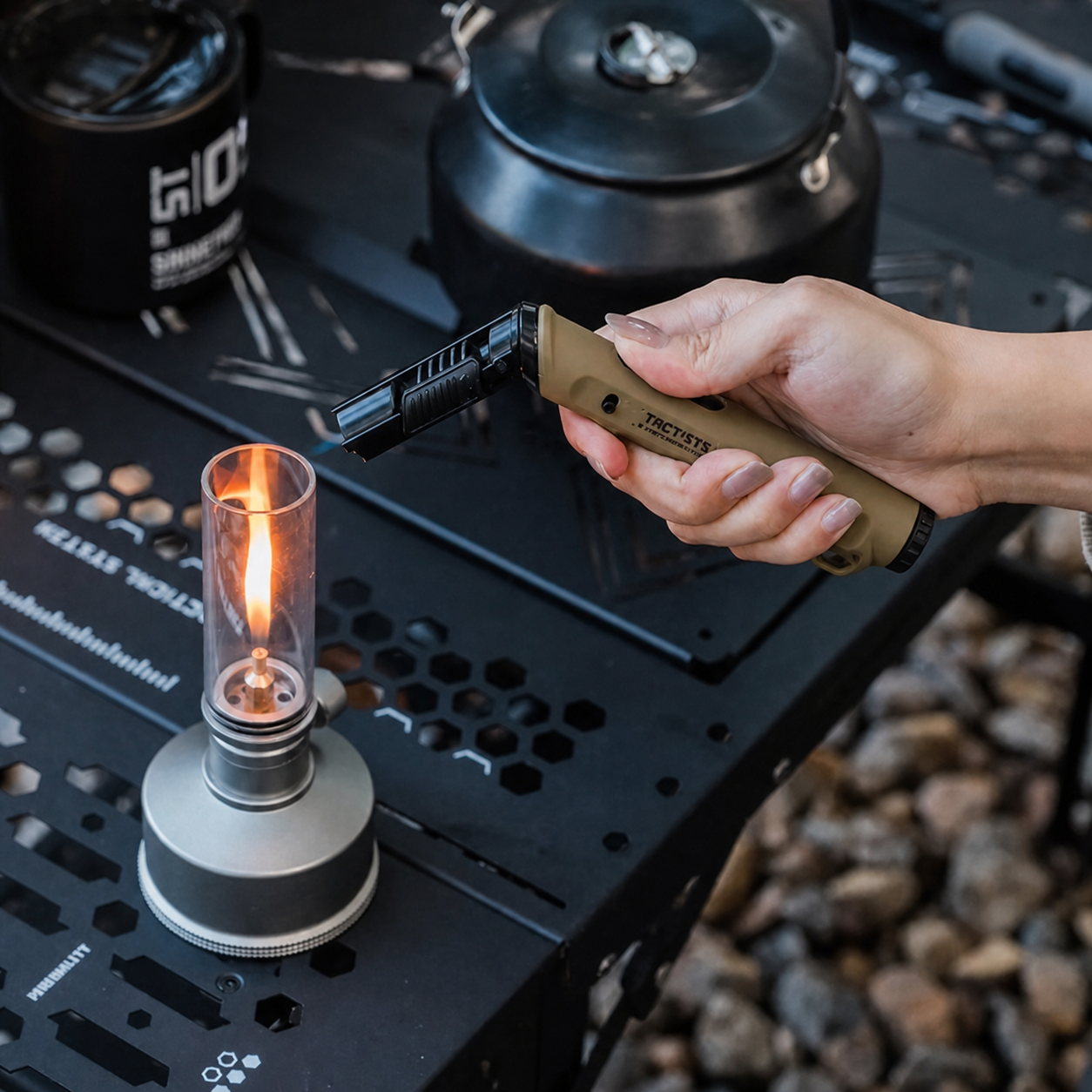 BattleGear™ Foldable Nozzle Torch Lighter - Windproof Outdoor Igniter