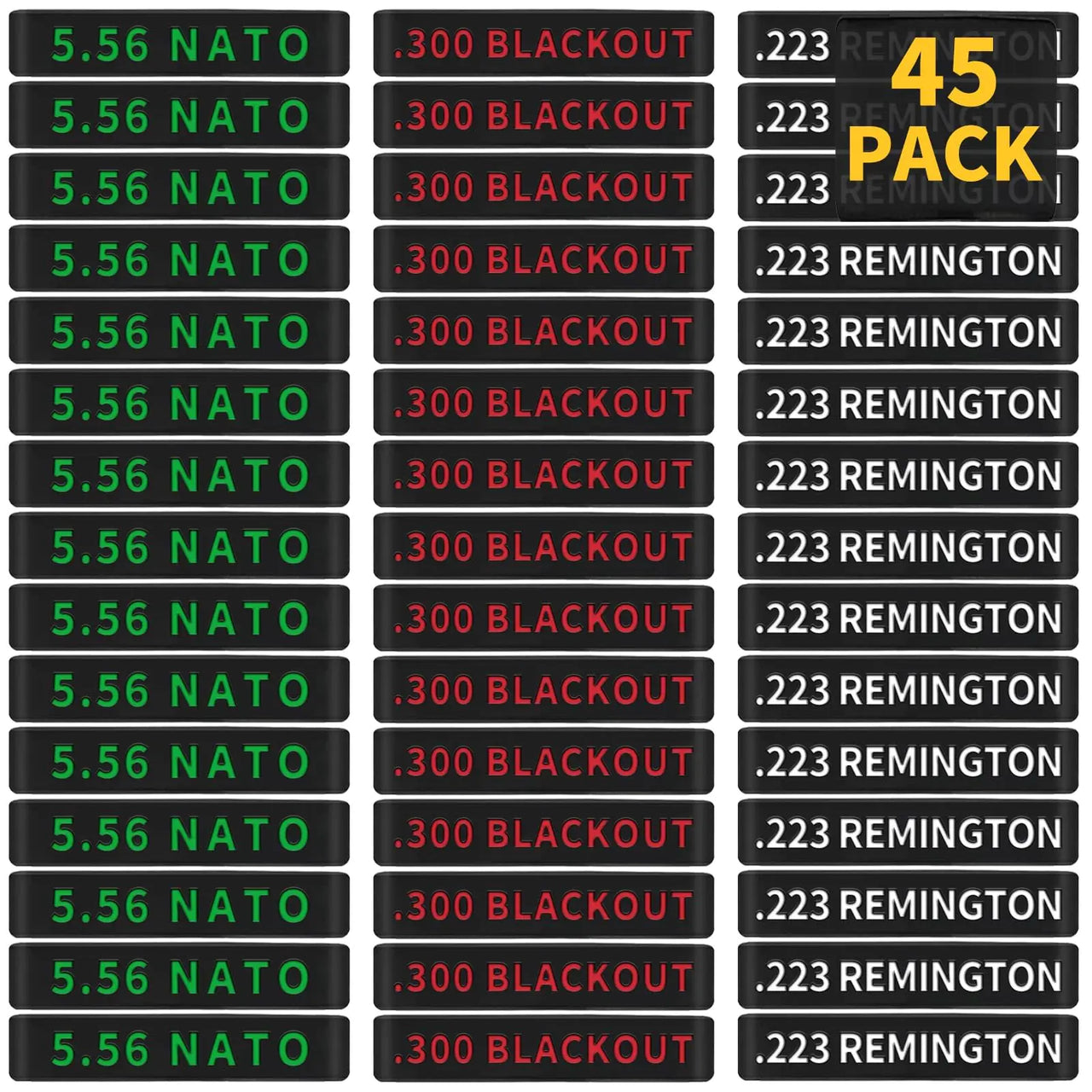 Magazine Marking Bands™ - 5.56 .300 Blackout 7.62x39 6.5 Creedmoor