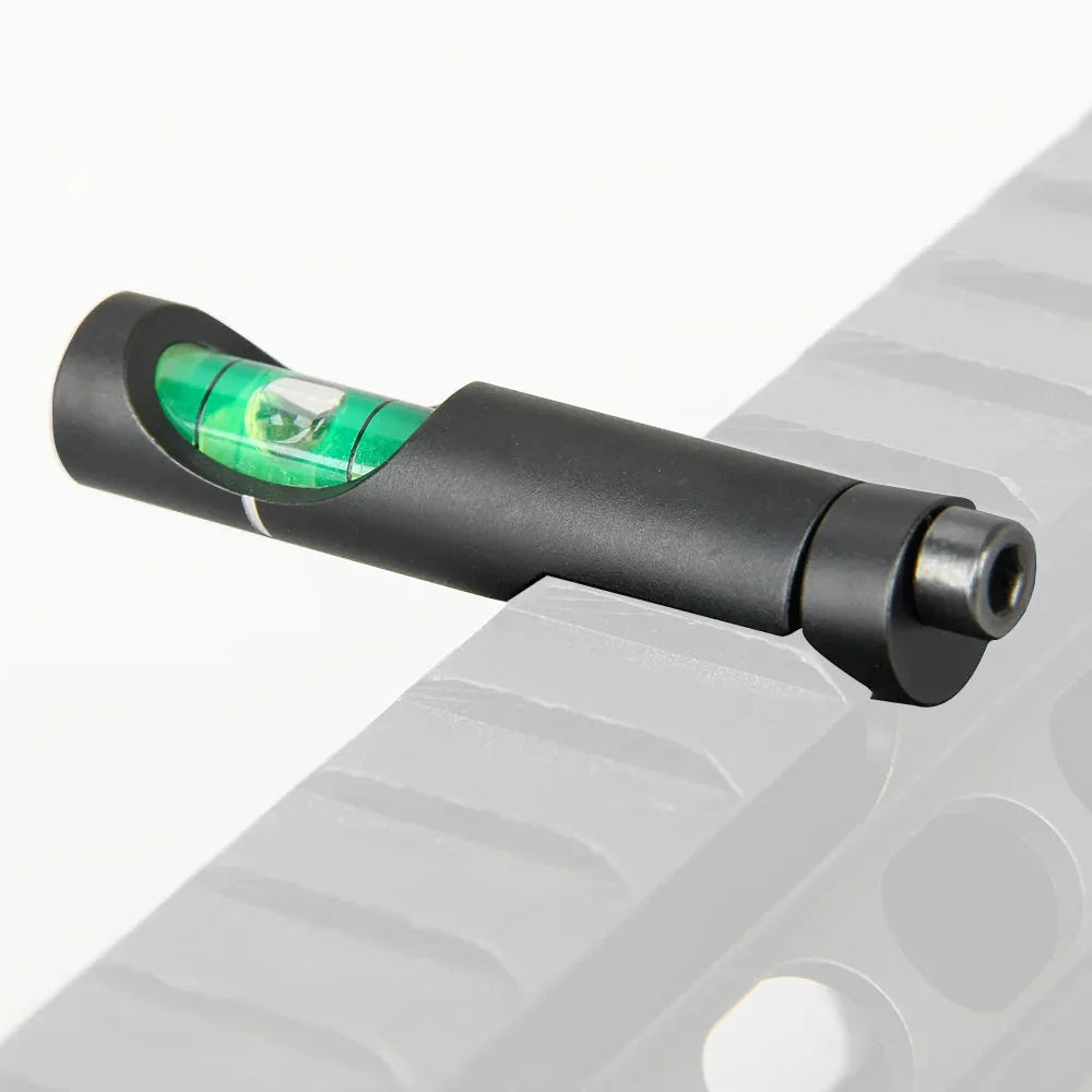 TacSight anti-cant bubble level and rail-clamp fastener
