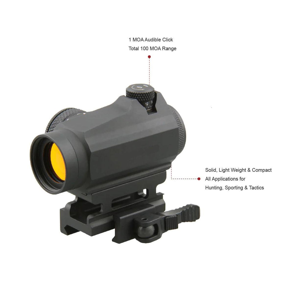 1x22 Red Dot With QD Mount - Military Overstock