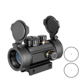 1X40 Red Dot Sight - 5 MOA Red/Green Dot Combo - Military Overstock