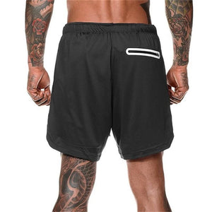 2 In 1 Training Shorts - Military Overstock