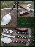 3pcs Stainless Steel Dinner Ware Set - Military Overstock
