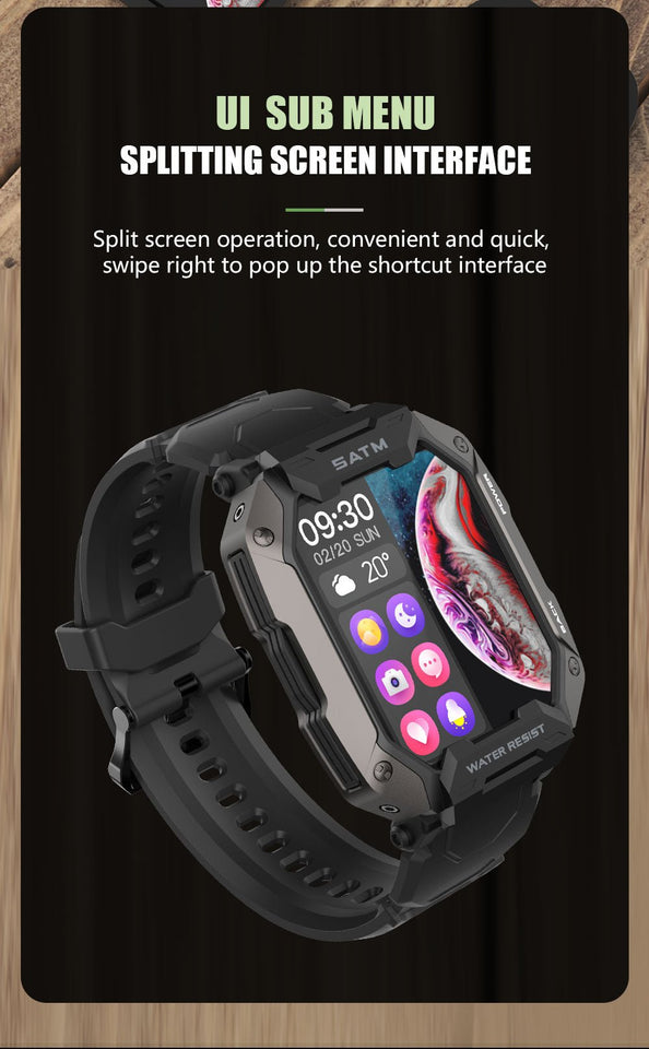 5ATM Smart Watch - Military Overstock