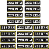 Thumbnail for Ammo Label Stickers 5.56 7.62x39 300BLK .45ACP 9MM .223REM .380 - Military Overstock