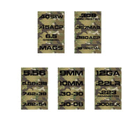 Thumbnail for Ammo Label Stickers 5.56 7.62x39 300BLK .45ACP 9MM .223REM .380 - Military Overstock