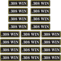 Thumbnail for Ammo Label Stickers 5.56 7.62x39 300BLK .45ACP 9MM .223REM .380 - Military Overstock