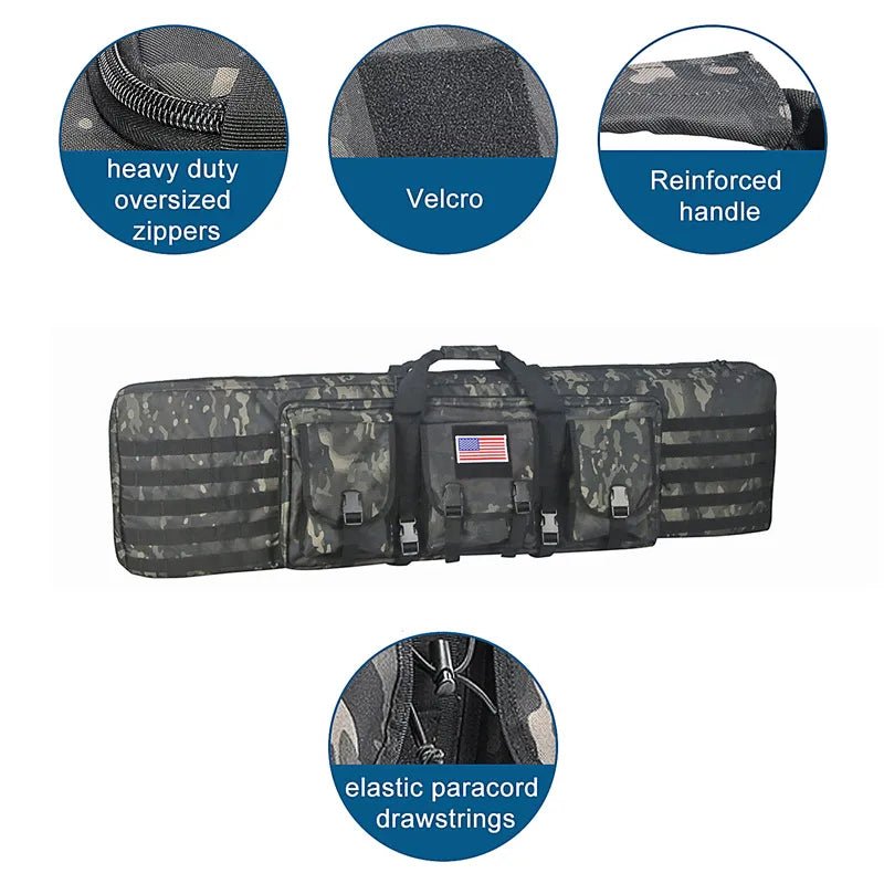 CombatGuard Rifle Carry Bag - 42 Inch Rifle Duffle/Backpack - Military Overstock