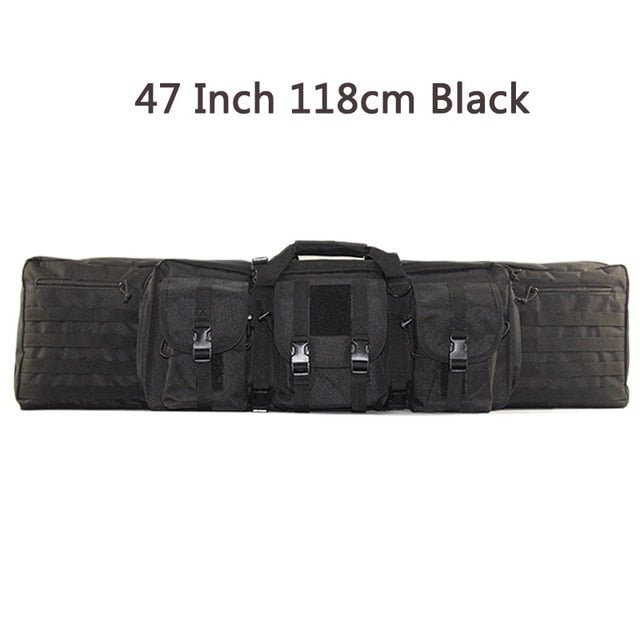 Double Rifle Soft Range Case - 3 Pouch With Molle & Padding - Military Overstock