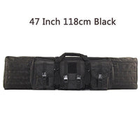 Thumbnail for Double Rifle Soft Range Case - 3 Pouch With Molle & Padding - Military Overstock