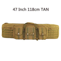 Thumbnail for Double Rifle Soft Range Case - 3 Pouch With Molle & Padding - Military Overstock