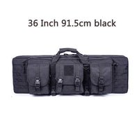 Thumbnail for Double Rifle Soft Range Case - 3 Pouch With Molle & Padding - Military Overstock