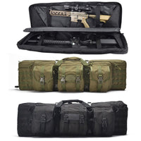 Thumbnail for Double Rifle Soft Range Case - 3 Pouch With Molle & Padding - Military Overstock