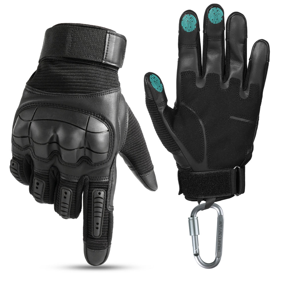Full-finger Knuckle Reinforced Tactical Gloves - Military Overstock