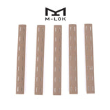 Heat Resistant Rail Covers - M-LOK Keymod (5 Pack) - Military Overstock