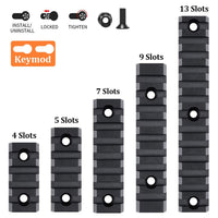 Thumbnail for KeyMod PICATINNY RAIL MOUNTS - 4/5/7/9/13 Slots 21mm - Military Overstock