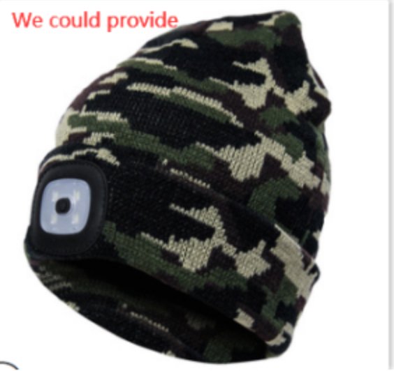 LED Beanie Cap - Military Overstock