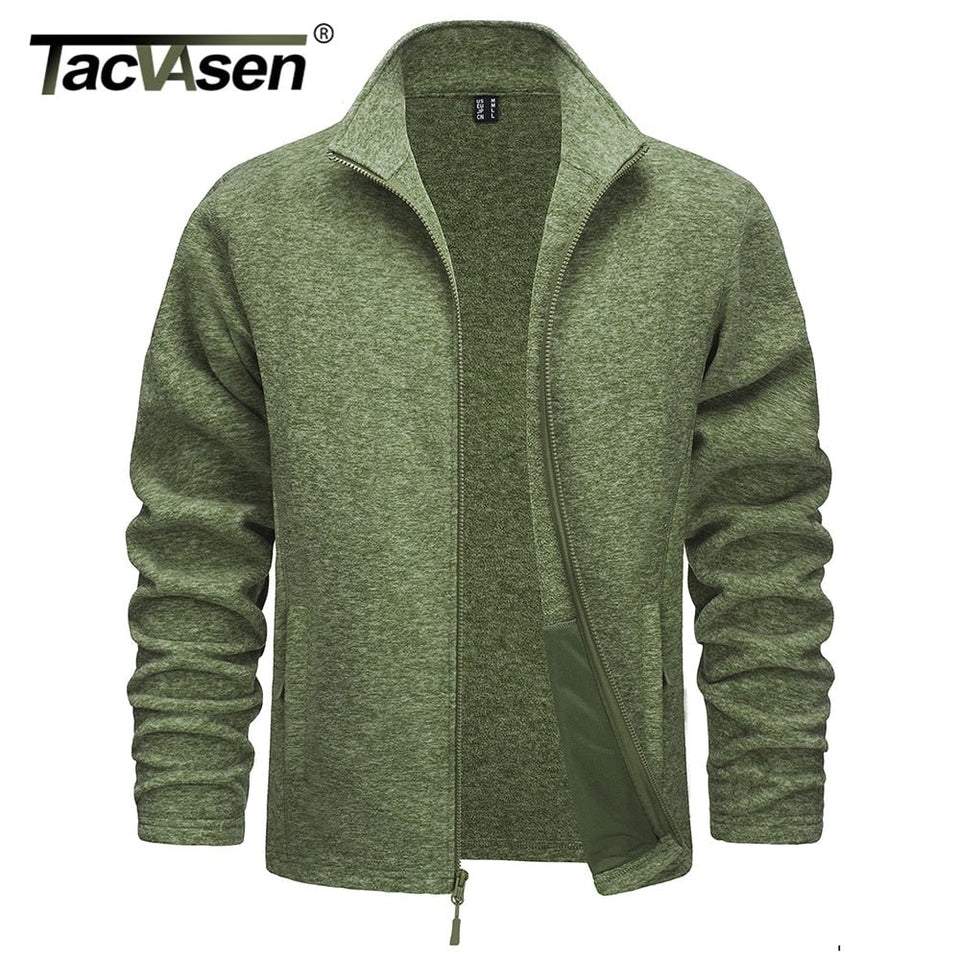 Lightweight Full Zip Fleece Jacket - Military Overstock