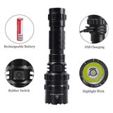 MR1 Tactical Weapon Light - #1 Rail Mounted Strobe Flashlight - Military Overstock