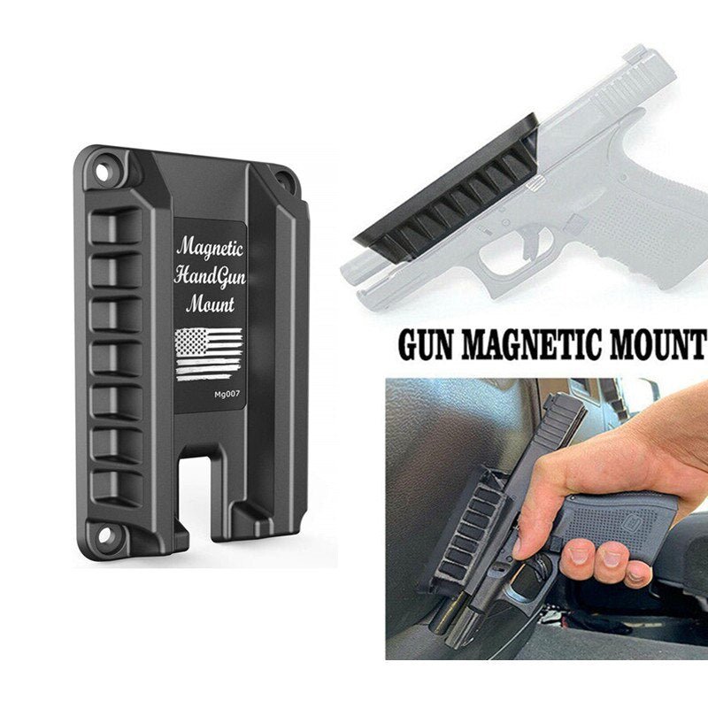 Quick Draw Magnetic Handgun Mount Holster - Military Overstock