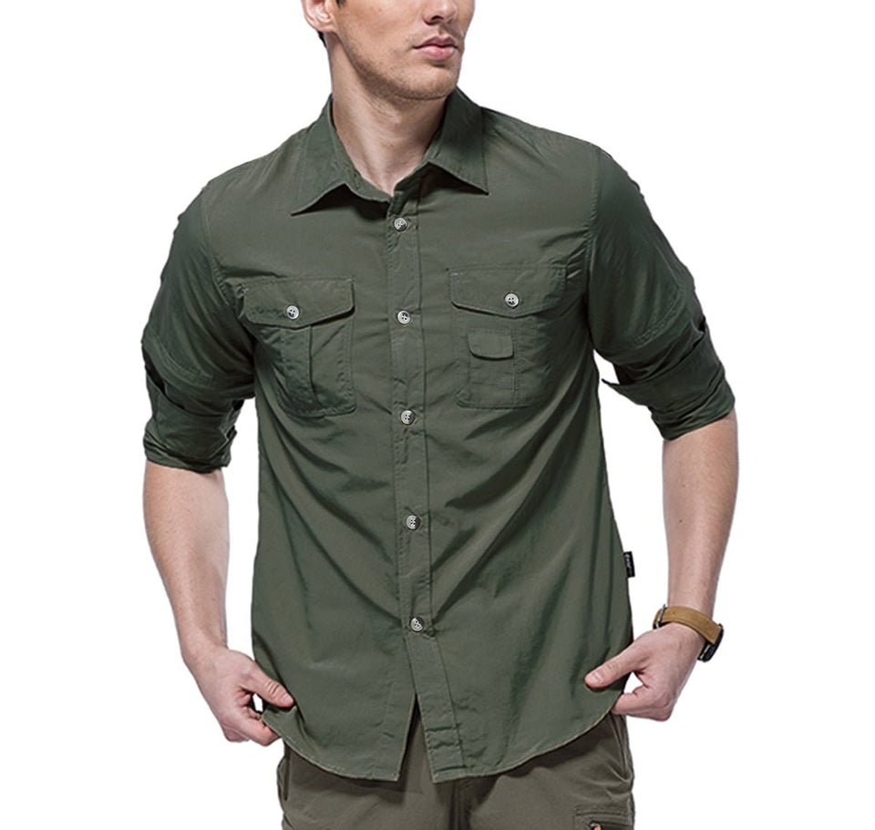 Quick Dry Tactical Button Up Shirt - Military Overstock