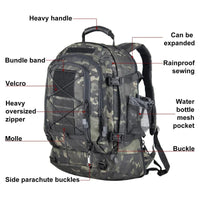 Thumbnail for RangerElite 60L Tactical Rucksack - Military Overstock