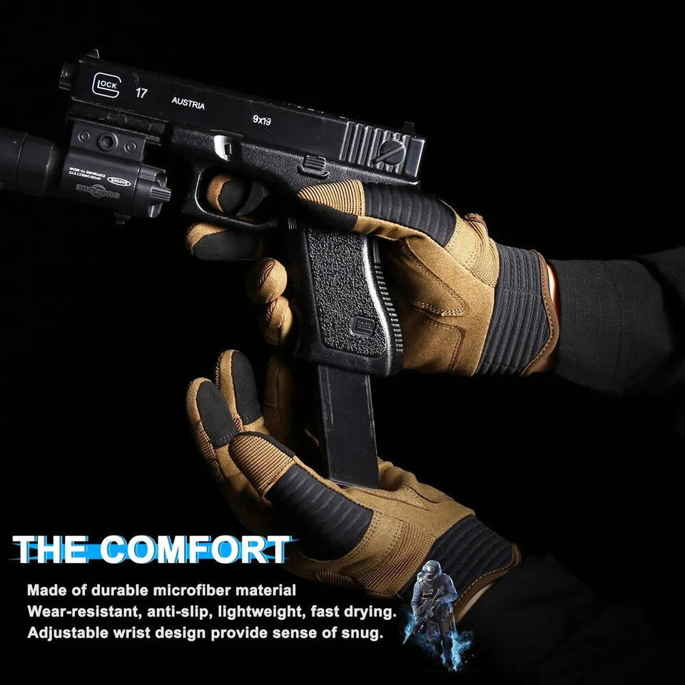 Reinforced Knuckle Tactical Gloves - Military Overstock