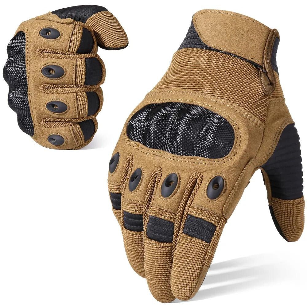 Reinforced Knuckle Tactical Gloves Military Overstock