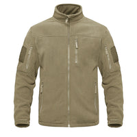 Thumbnail for Tactical Fleece Zip-Up Patch Jacket - Military Overstock