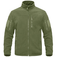 Thumbnail for Tactical Fleece Zip-Up Patch Jacket - Military Overstock