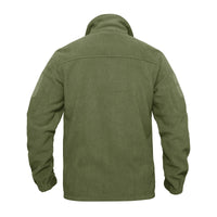 Thumbnail for Tactical Fleece Zip-Up Patch Jacket - Military Overstock