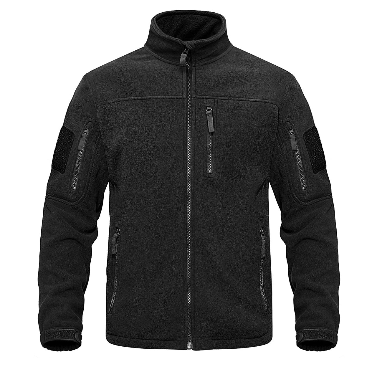 Tactical Fleece Zip-Up Patch Jacket - Military Overstock