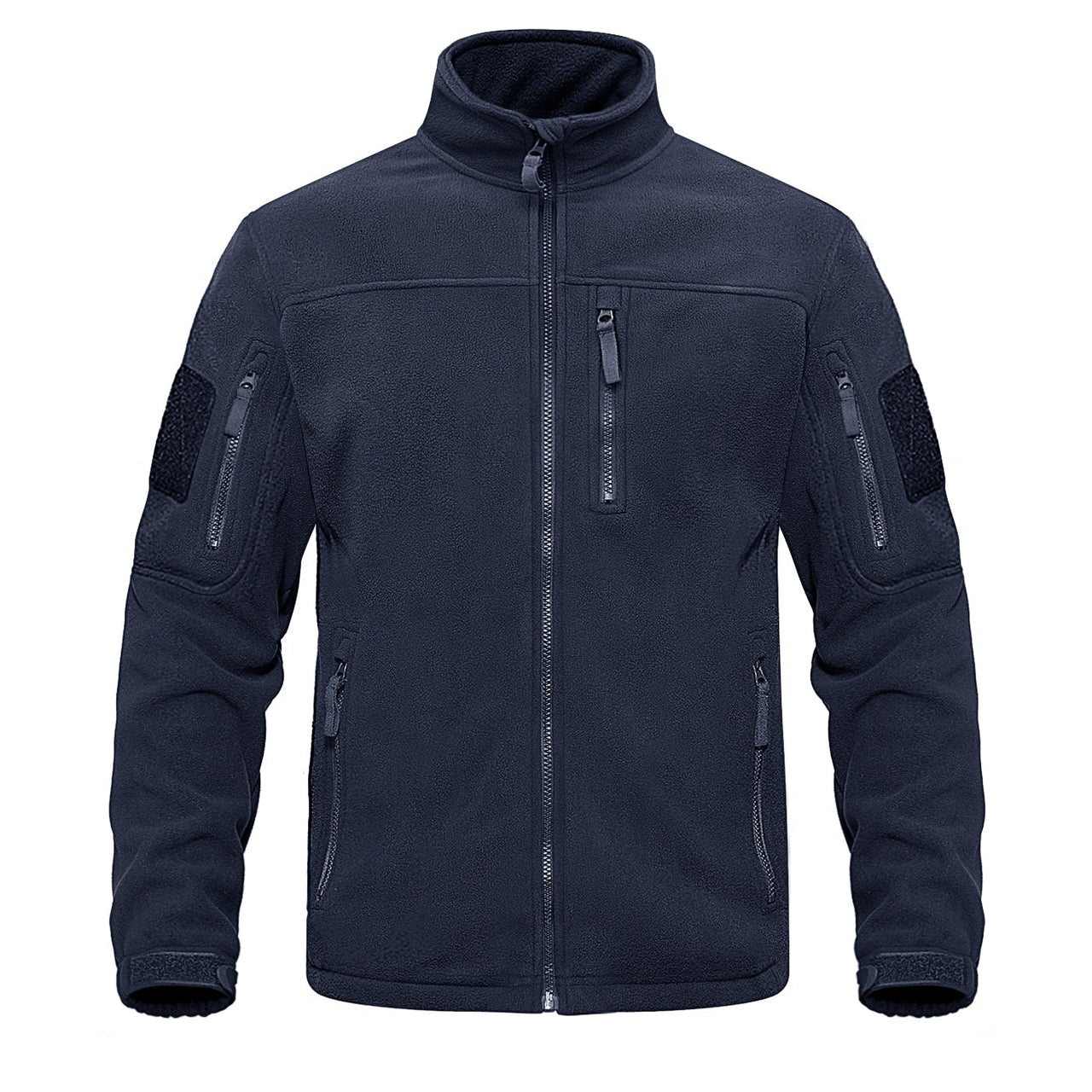Tactical Fleece Zip-Up Patch Jacket - Military Overstock