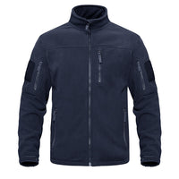 Thumbnail for Tactical Fleece Zip-Up Patch Jacket - Military Overstock