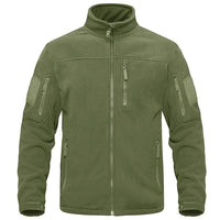 Thumbnail for Tactical Fleece Zip-Up Patch Jacket - Military Overstock