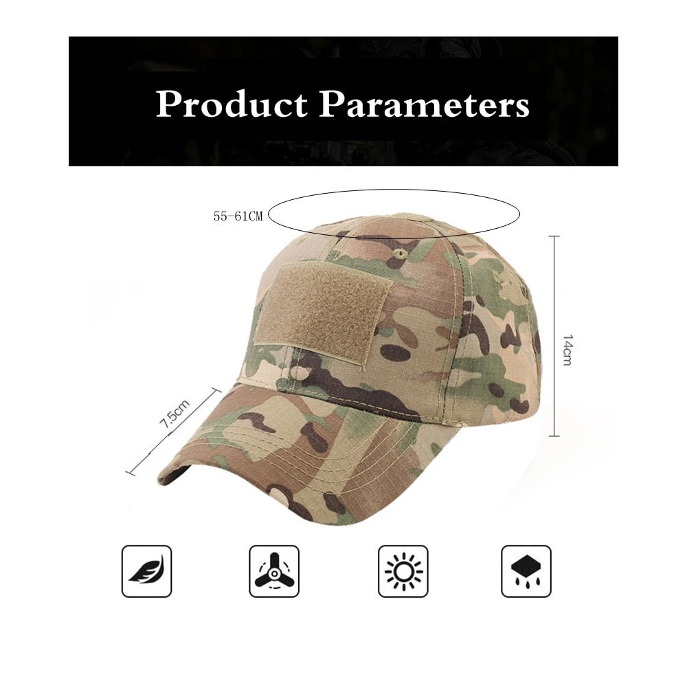 Tactical Ripstop Patch Hat - Military Overstock
