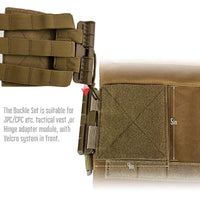 Thumbnail for Tactical Vest Buckle Molle Kit - Military Overstock