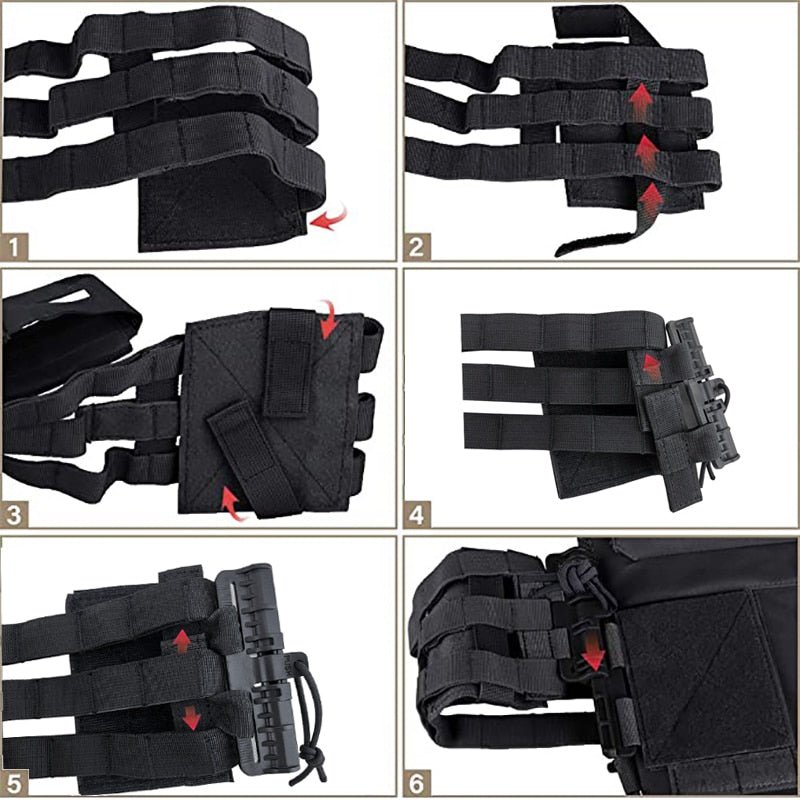 Tactical Vest Buckle Molle Kit - Military Overstock