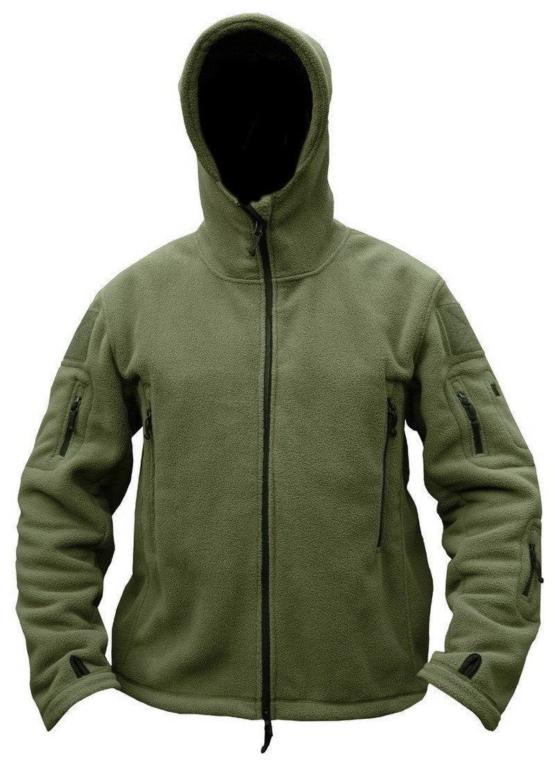 Thermal Hooded Tactical Fleece - Military Overstock