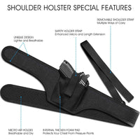Thumbnail for Underarm Gun Holster with Bullet Clip Sleeve - Military Overstock